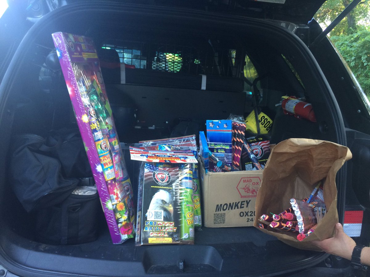 Just a friendly reminder that fireworks in the city limits are illegal. They will be seized and a $500 citation could be issued. Officer Grillo is already on it.