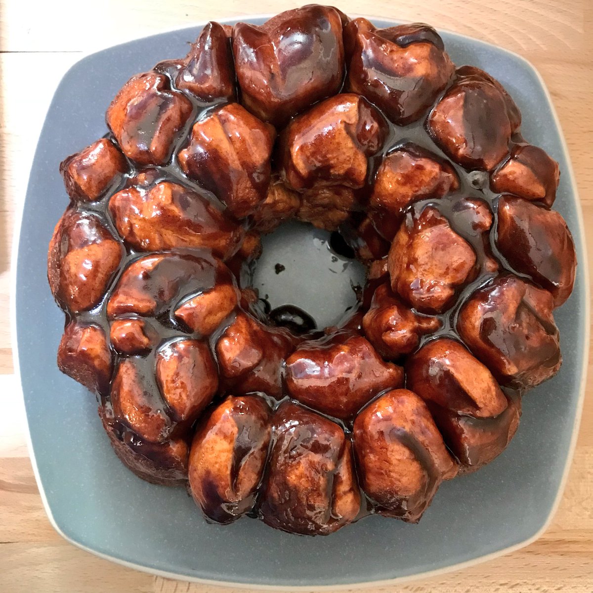 Bread #12: Monkey Bread. took me months to get to this one because I was trying to lay off dessert but I made it and brought it to a BBQ. it was a huge hit, easy, flavorful, and way better than the Pillsbury version. Would be a fun recipe for kids. Def need to eat it hot though.