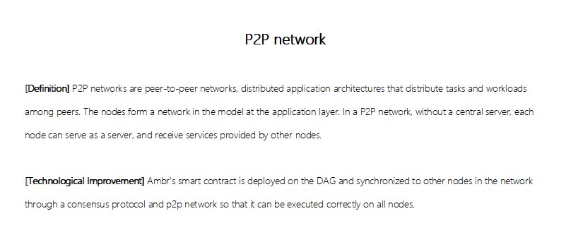 AmbrGlobal's tweet photo. Today's Vocabulary: P2P Network #DAG #Ambr#Telegram
Ambr's Telegram:https://t.co/MyZjdaSjyP https://t.co/GboZHsBXN9