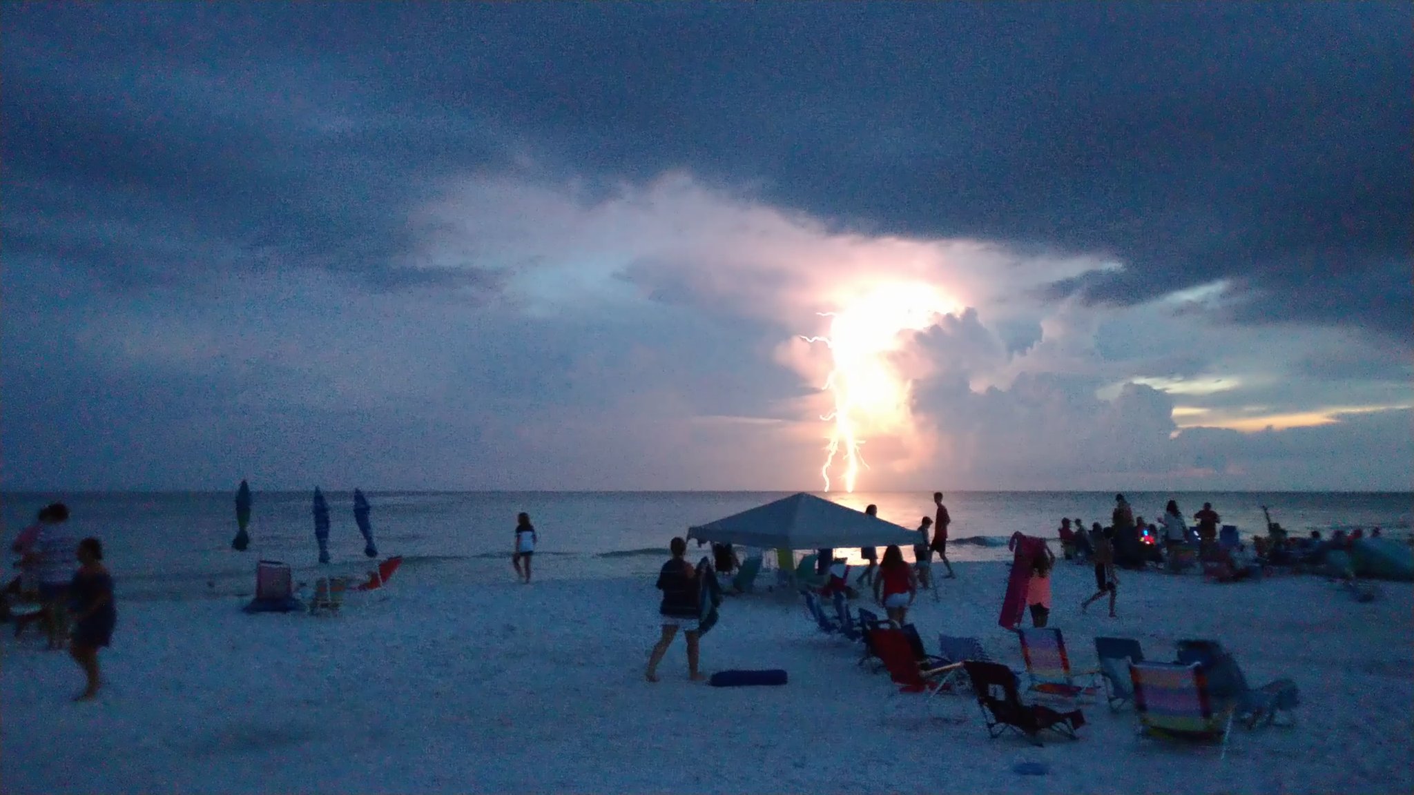 Matt Bruning on Twitter "The REAL fireworks from Seagrove Beach, FL