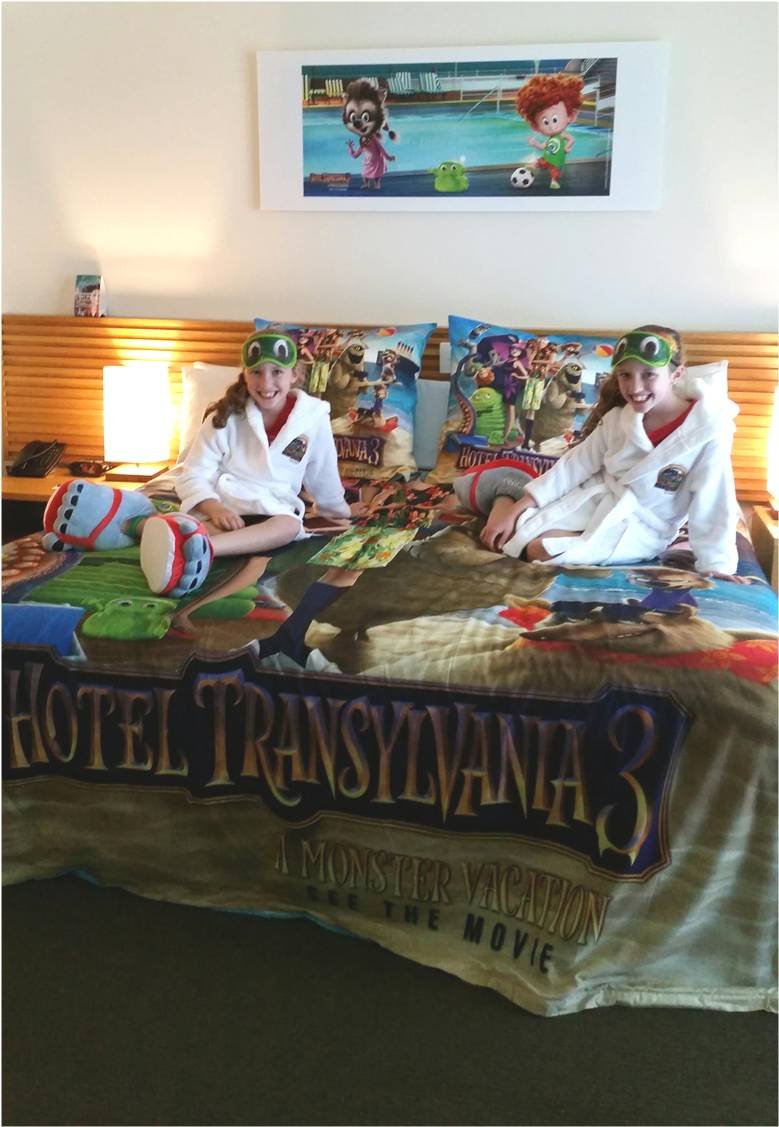 NovotelSCResort's tweet photo. The HOTEL TRANSYLVANIA 3 monsters have arrived at @novoteltwinwatersresort! We’re not afraid of your little monsters, kids under 16 stay and eat breakfast for free!* 

#NovotelNightAway #NovotelFamily #HT3 @novotel #novoteltwinwaters https://t.co/Y2Za9vpMXC