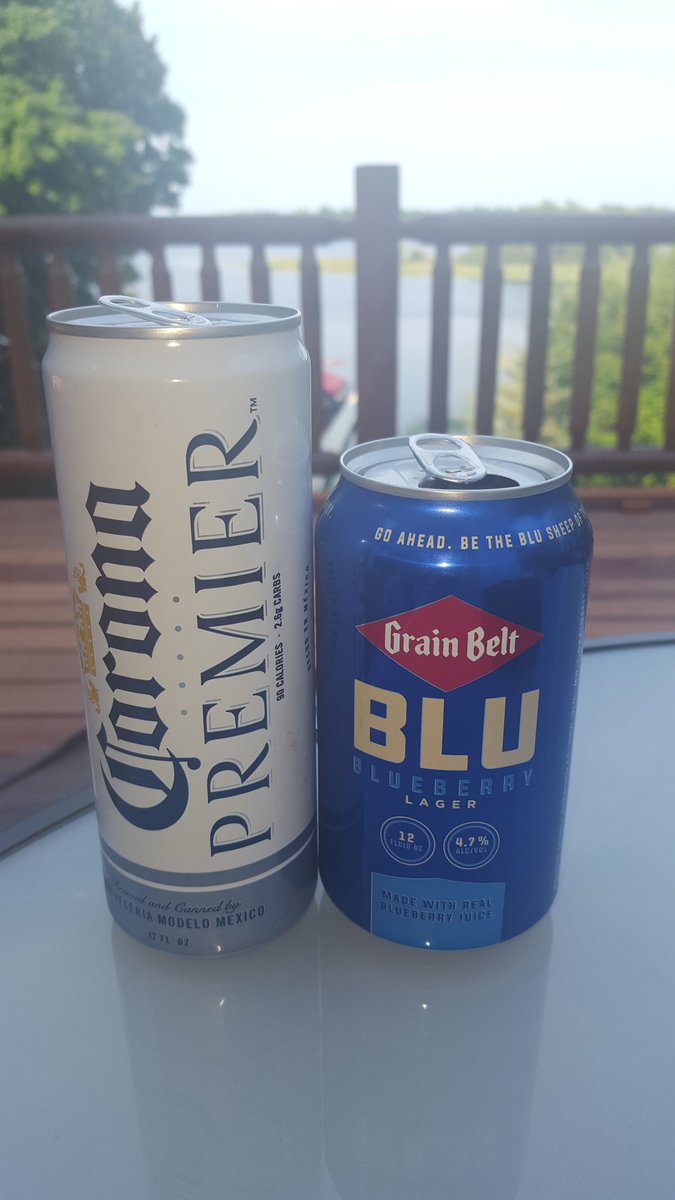 Beer of choice for #4thofJuly18 #elmislandlake #happyplace #chanceshouse