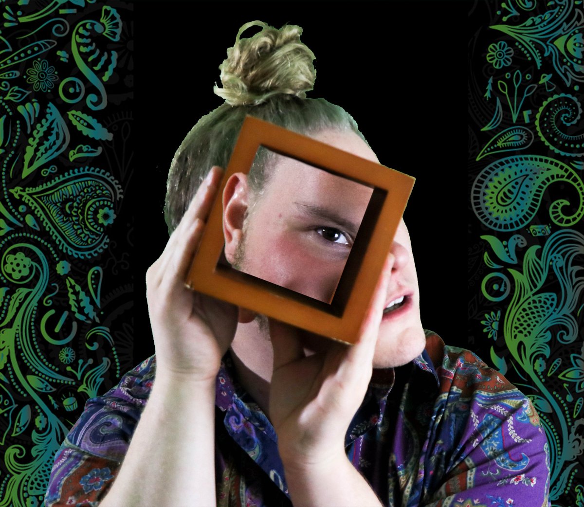 here's a pic of me looking through a box all weird