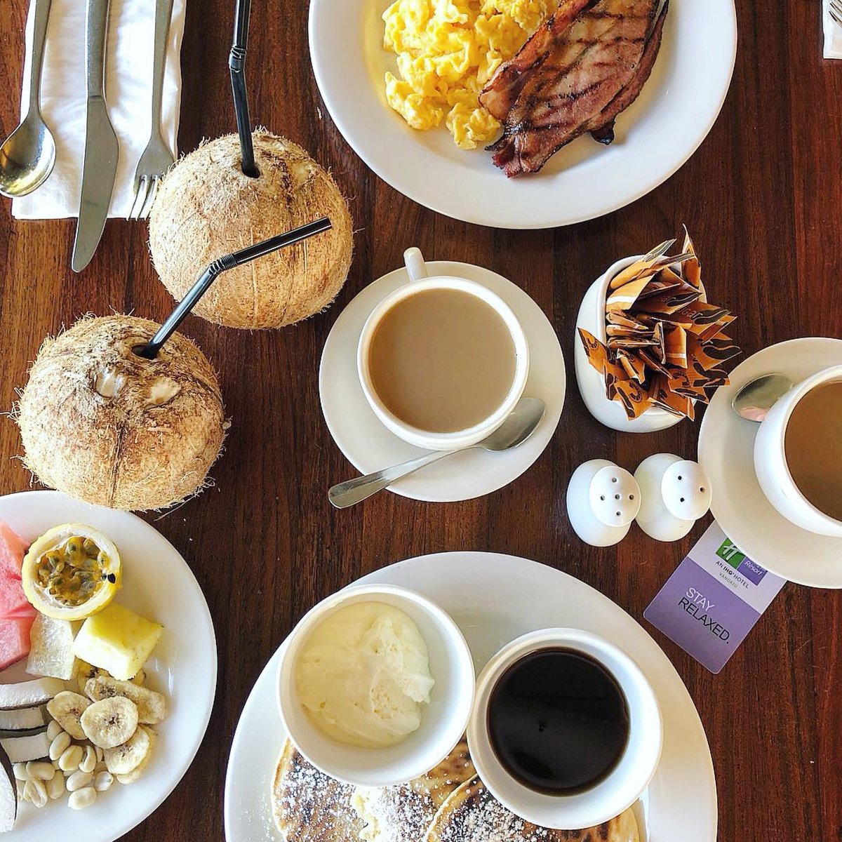A toasty reason to get out of bed this winter.
Enjoy complimentary breakfast, wi-fi, plus 20% off or more when you book with us by 9th July.

Winter never tasted so good.

Pic by our awesome guest: Genna Verriest - Accredited Practicing Dietitian

#joyoftravel #ihgfoodie #vanuatu