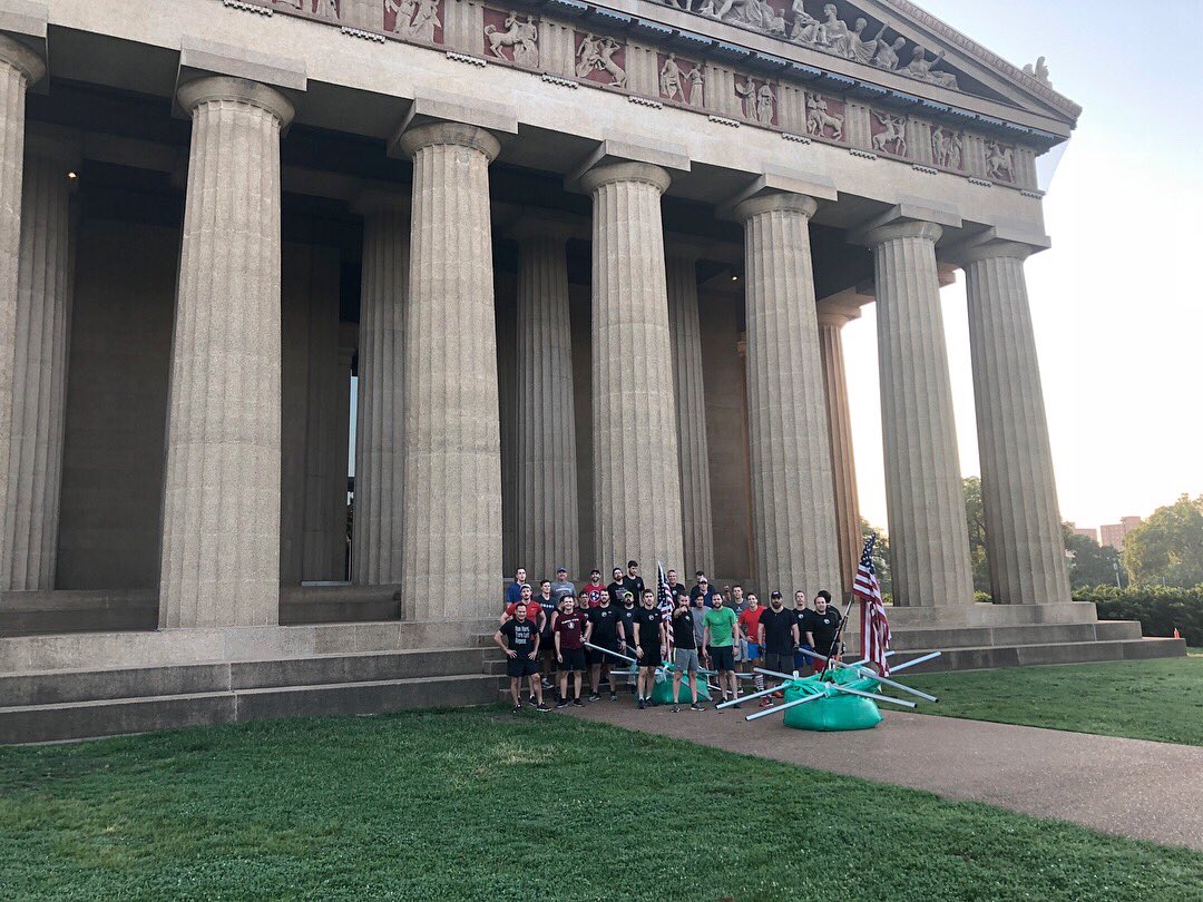 Carried a literal ton of sand with the men of <a href="/F3Nashville/">F3 Nashville</a> this morning. Great prep for all the food we'll be rucking to <a href="/2HarvestMidTN/">Second Harvest Food Bank of Middle Tennessee</a>!