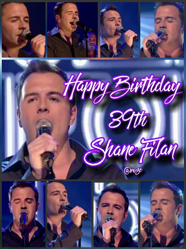 Happy Birthday 39th Shane Filan 