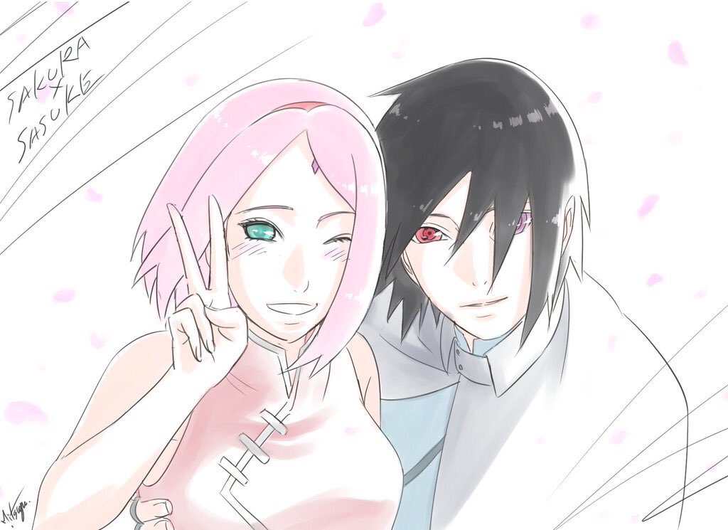 Sasuke and Sakura Wedding Beautiful Fanart 😍❤️❤️❤️