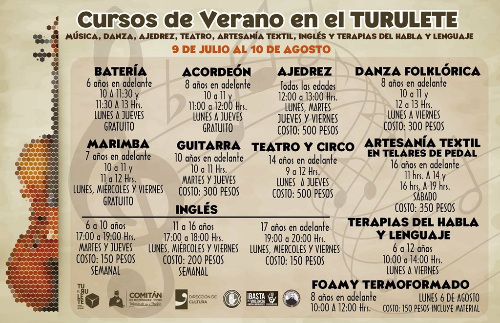 GobiernoComitan's tweet photo. #GobiernoComitán ¿Ya conoces nuestros cursos de verano? ¡Ven al tutulete! Lo mejor para tus hijos @MarioGuillenFox @Coneculta @lupitagor https://t.co/Mw4TEUcP5W
