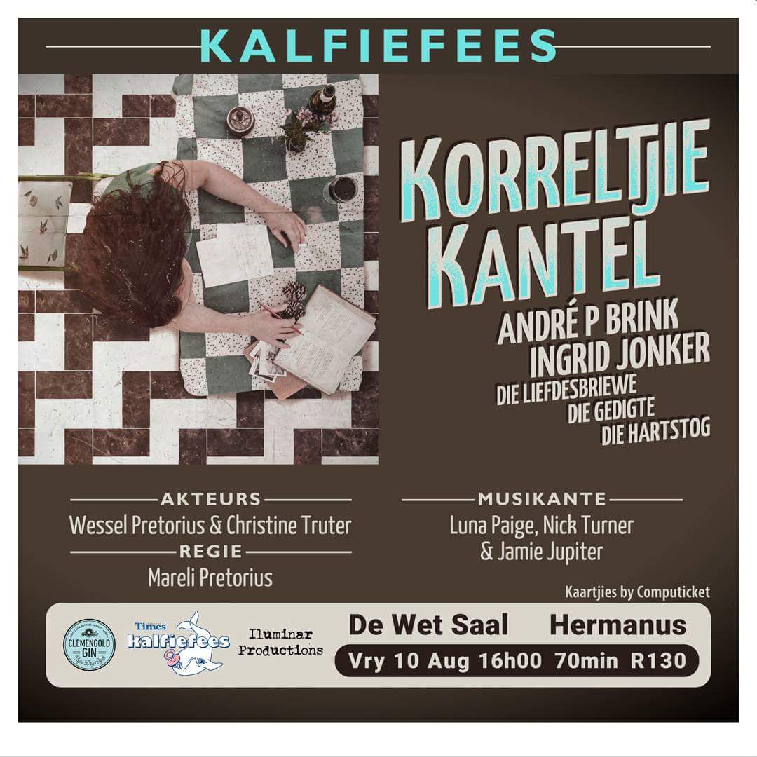 lunapaige's tweet photo. Ons is op pad na @kalfiefees met #KorreltjieKantel. Kaartjies by @Computicket. Sien jou daar! @ShowMe_Hermanus @HermanusTimes @iluminarSA @nickturnermusic @jamiejupiter @anyopenspaces @ClemenGold https://t.co/GsRy0q8F22