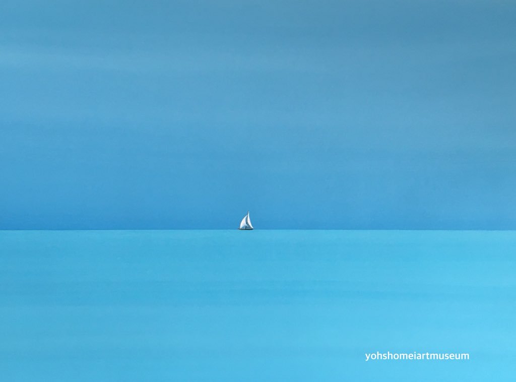 ただ今、当館では葉祥明の〈夏の風景〉を展示中です。やはり夏と言えば