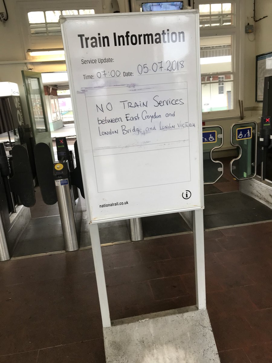 SouthernRail is a joke!! It’s ran by a fool. All the top layer should be fired. It’s company that fails its costumers daily. #southernrailfail