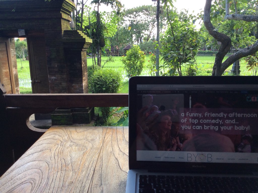 There are worse places to work!! #ubud #bali #workingholiday