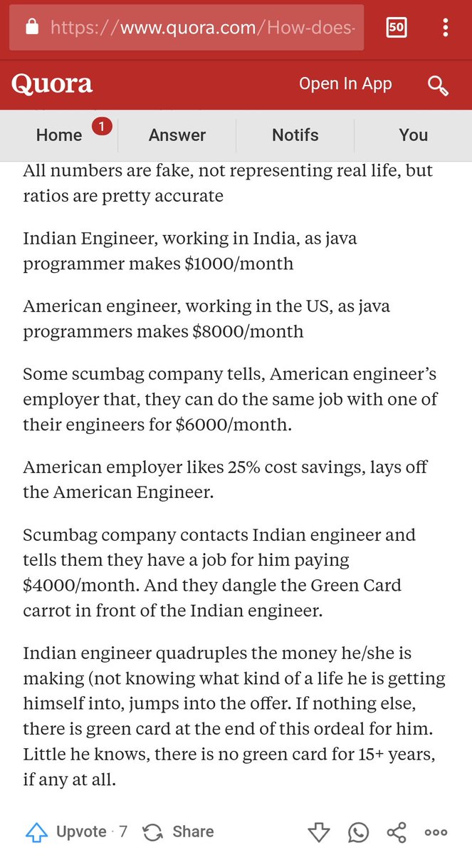 Shaaz35529508's tweet photo. For those who still do not know how Indian invasion of H1Bs to render Americans jobless in IT &amp; STEM

@USCIS @leefcissna @StephenMillerAL
@ChuckGrassley @SenateGOP @GOPLeader @HouseGOP @SenJohnThune @jeffsessions @SenateMajority @SenateGOP @JudgeJeanine
@Success87473781 @frydclt https://t.co/kHcvJvTvK7