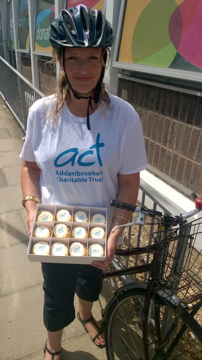 ACTcharity's tweet photo. ‘We’re getting *wheely * excited about the #NHS70 birthday celebrations @CUH_NHS later &amp; delivering obligatory cakes courtesy of @MobasGroup &amp; lovingly crafted by @Rachaelskitchen as we speak! #ACT4NHS #NHS70 https://t.co/0Bb9vciKi3