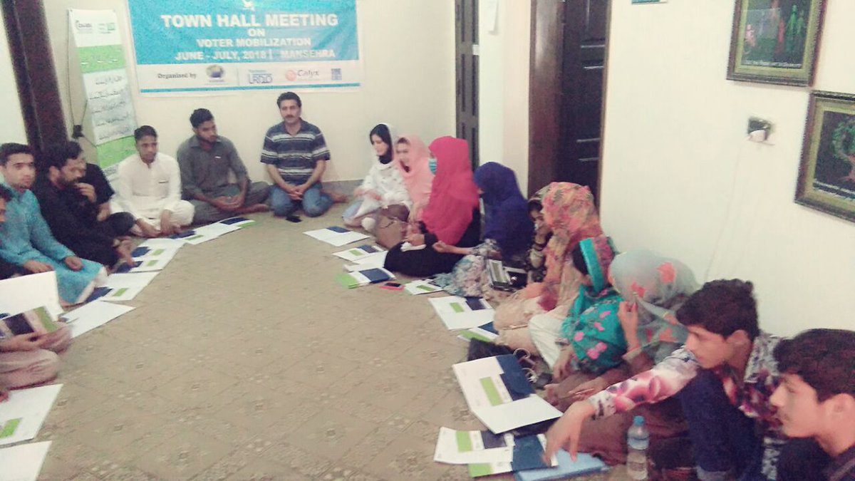 CoalitionSdg's tweet photo. Townhall meeting was organized by GEESE at Khyber plaza in District Mansehra with youths on voter mobilization. https://t.co/9FyJzammai