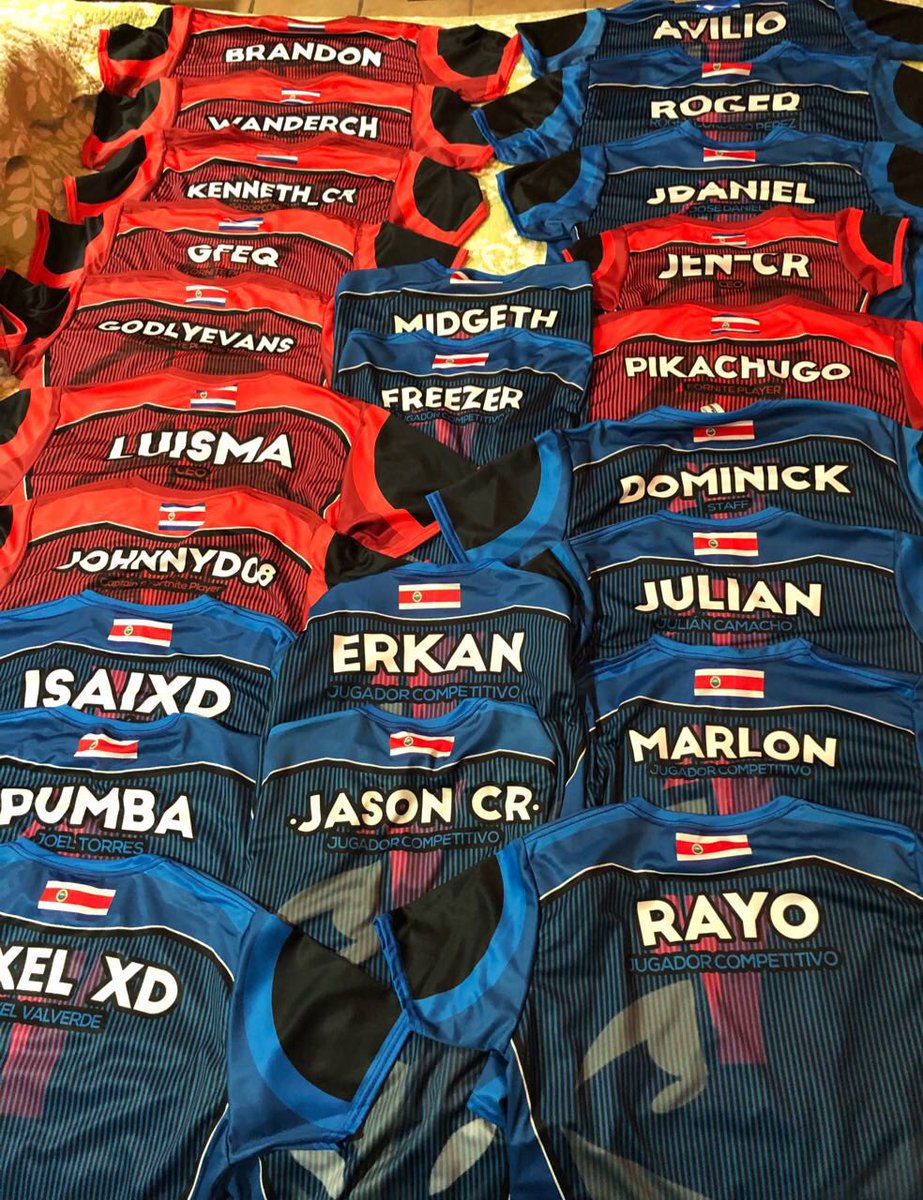 Nuevo pedido señores🇨🇷 en unos días las van a tener entre sus manos 🔥 #GoTicos ♥️ (un regalito a nuestros antiguos jugadores Joel, JD, Marlon, Erkan)