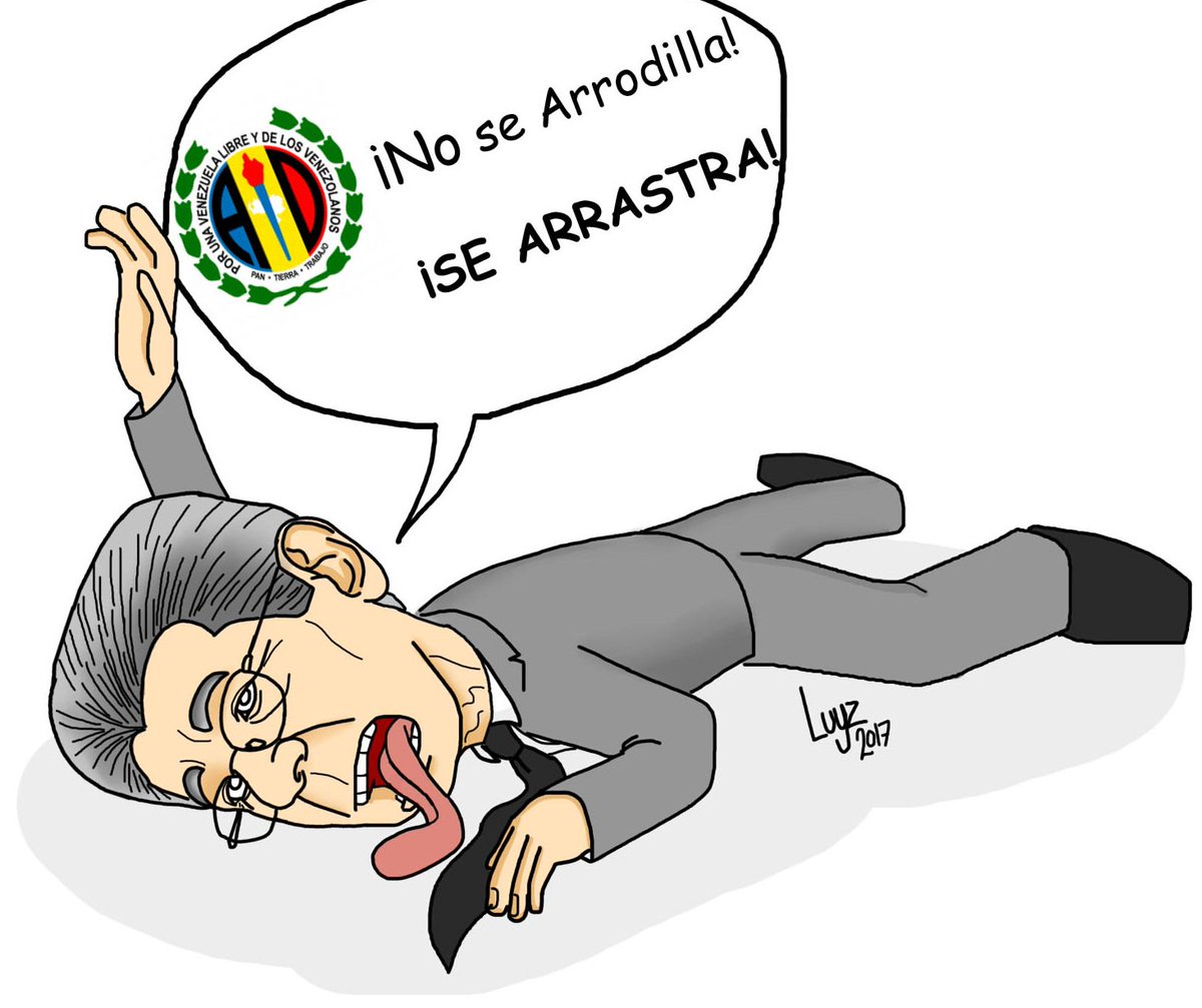 LuyzKaricatura's tweet photo. Sobre el tema de  "Acción Democrática" hice una caricatura de su Secretario general hace un tiempo ya, creo que sigue vigente ¿que opinan? https://t.co/GUqN1zHzqO