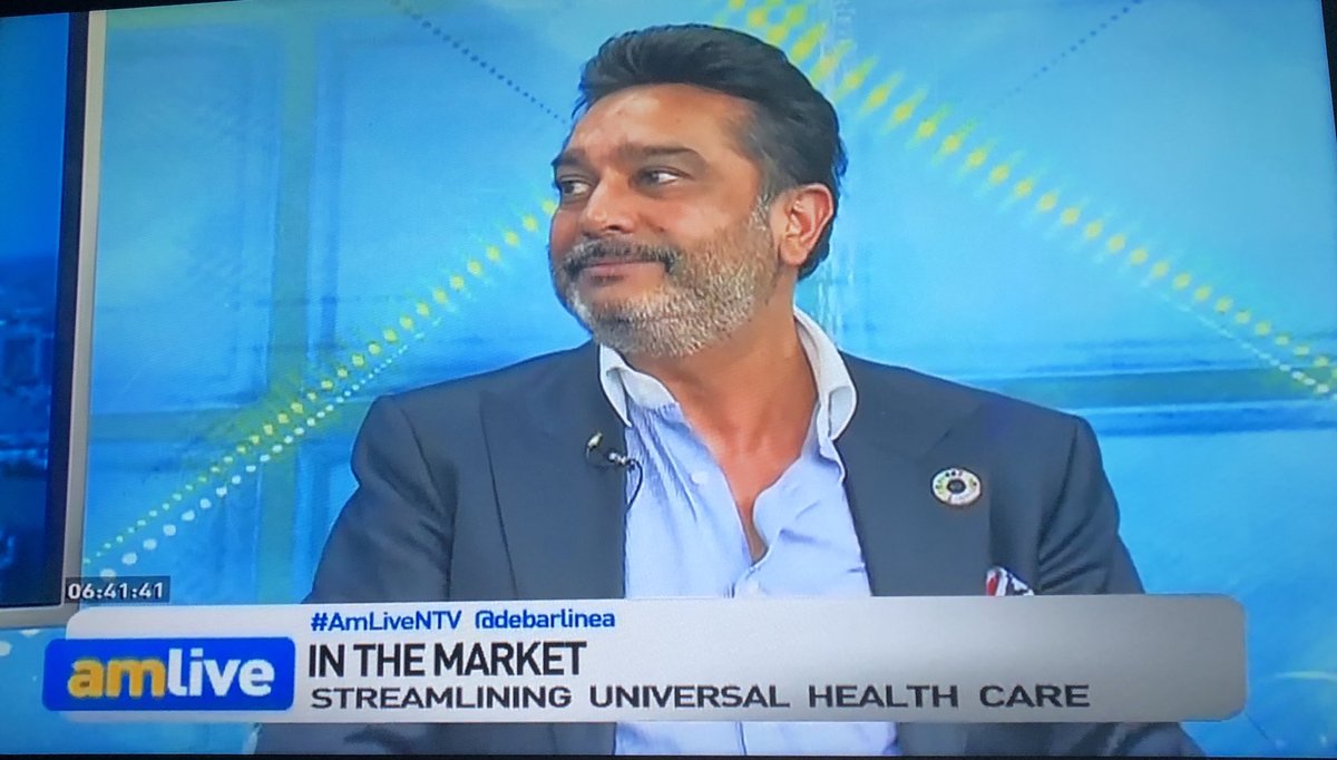 KenyaHealthFed's tweet photo. ‘For UHC we need to focus on: 
1. public private partnerships to leverage the strengths of all stakeholders
2. preventative &amp; primary healthcare as a response to the needs of the population 
3. the poor- it is critical to ensure that no one is left behind’ @docthakker @ntvkenya https://t.co/Z9COBgTxgl