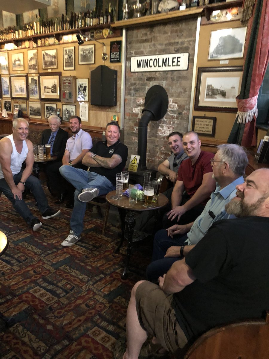 Post Lodge Of Instruction refreshments to cool the Brethren down