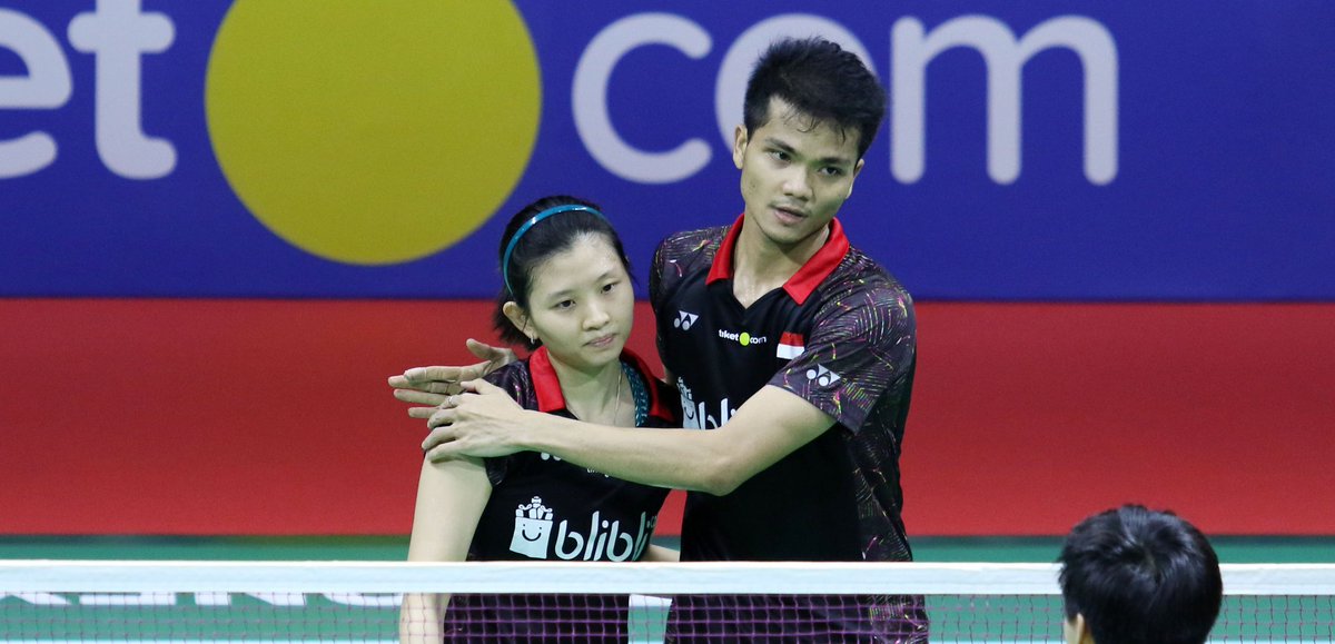 Ricky Karandasuwardi/Debby Susanto melaju ke perempat final Indonesia Open 2018 dan akan berhadapan dengan pasangan ganda campuran Indonesia lainnya, Hafiz Faizal/Gloria Emanuella Widjaja, Jumat (6/7/2018).