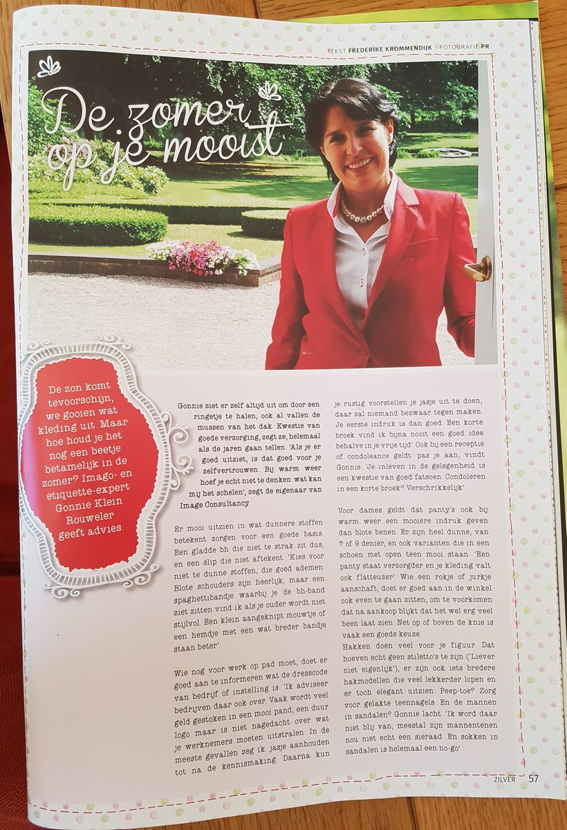 Nu te lezen in Zilver magazine. Kledingtips voor in de zomer voor 65-plussers #howto  #magazines #65plussers #zomer #kledingtips