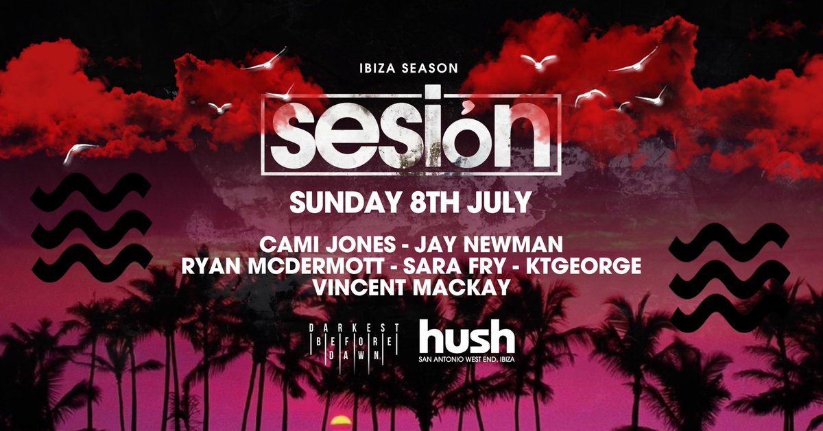 Sesion_Events's tweet photo. This Sunday’s line up is out!! And it’s 🔥🔥🔥 this week is a worker Dj extravaganza with some of the biggest names from the island!! #ibiza #sun #summer #techhouse #rave #party #free https://t.co/SYyQBv0JKt
