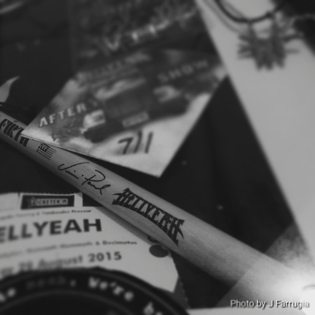chuggsomebeers's tweet photo. #vicfirth #hellyeah #hellyeahband #vinniepaul #drumstick #cowboyfromhell #hellyeahmerch #undeniable #musicmerch #musicmerchandise #merchphotography https://t.co/ZxHi57PF0T