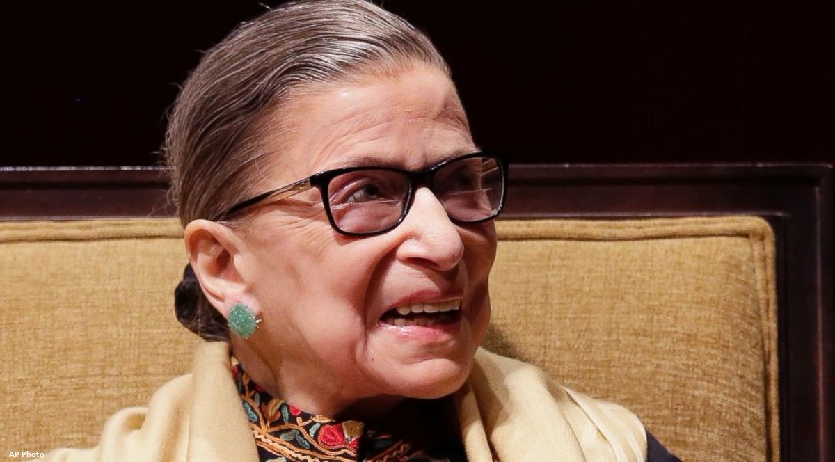 Supreme Court Justice Ruth Bader Ginsburg receives lifetime achievement award from prominent Jewish organization in Israel. abcn.ws/2zajg8R