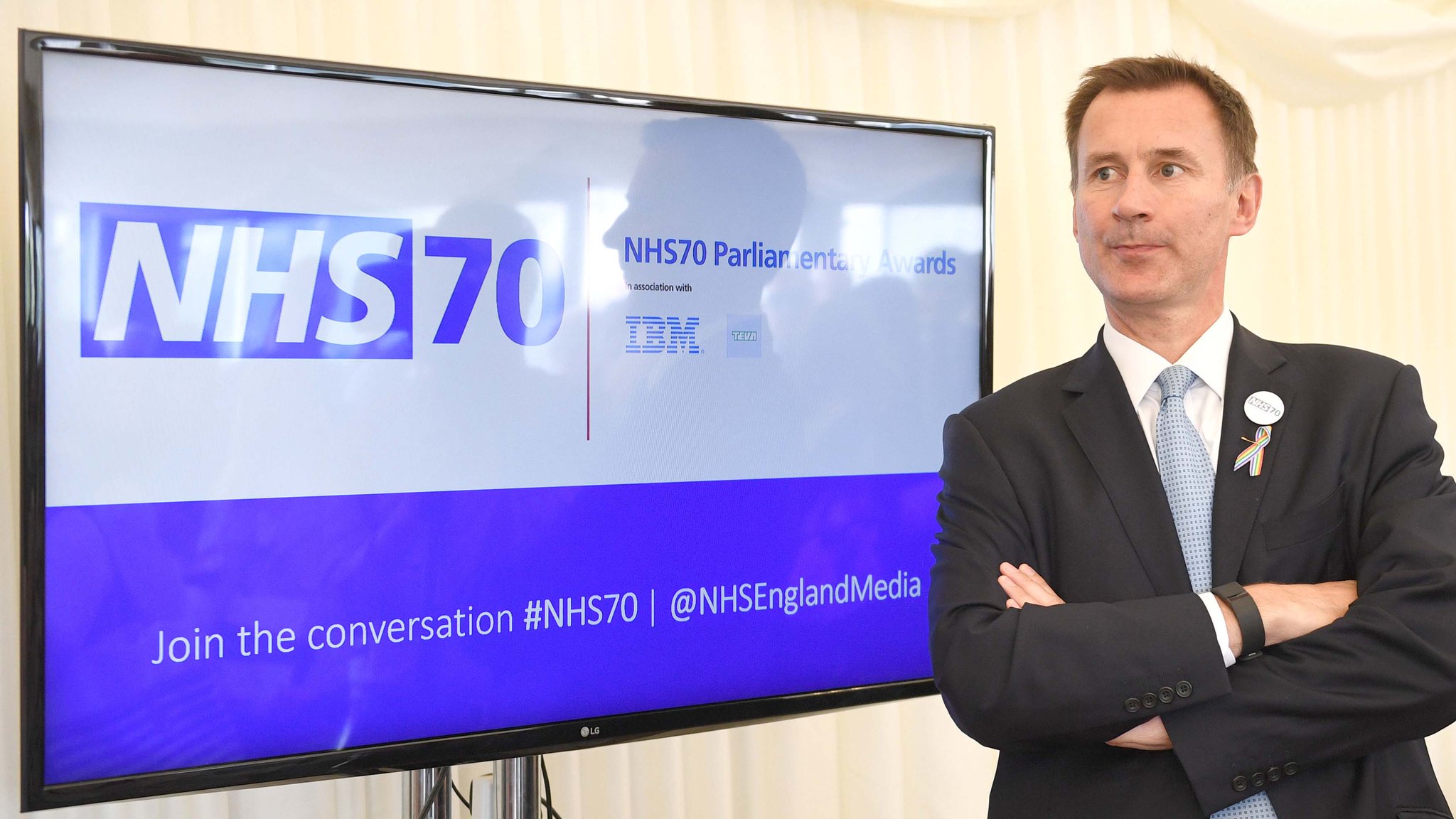 Dr Hilary Jones visits The Royal Free Hospital on 70th anniversary of