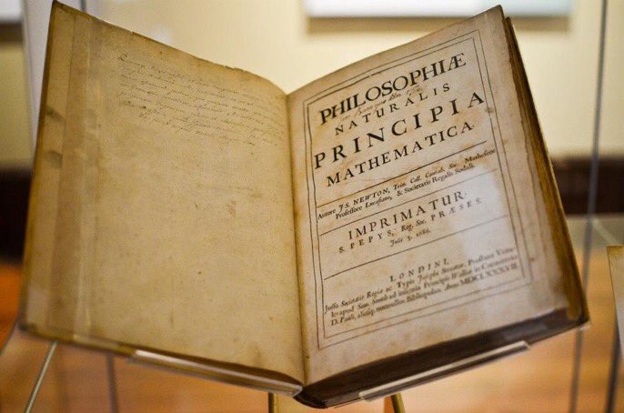 John McCafferty sur Twitter : "5 July 1687: Publication of Isaac Newton's Philosophiae Naturalis Principia Mathematica #otd (Peabdy) https://t.co/S8i34zvGsy" / Twitter