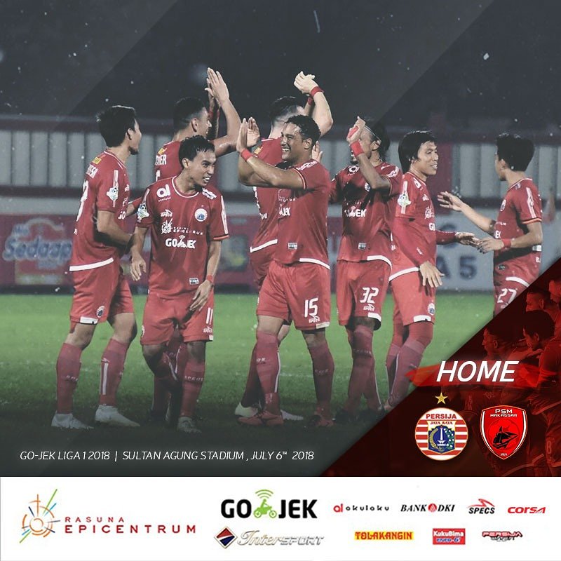 Persija_Jkt's tweet photo. Next Match:

Persija Jakarta vs PSM Makassar
Stadion Sultan Agung Bantul
Jum'at, 6 Juli 2018 Pukul 18.30 WIB
Live on Indosiar

Lets Get 3 Points✊💪

#PersijaJakarta #PersijaSelamanya https://t.co/NDe9Zei0vL