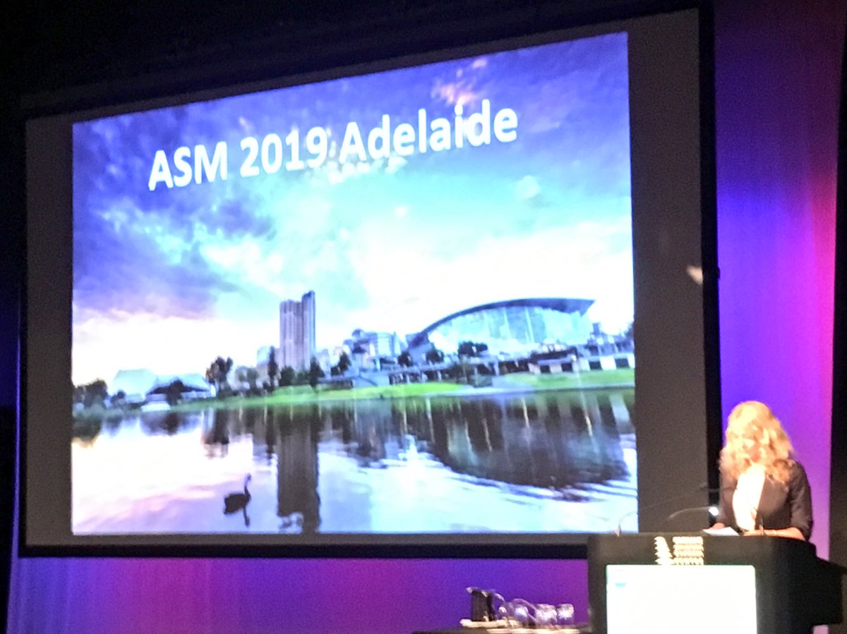 AUSSOCMIC's tweet photo. #2018ASM and #2018ASMEduCon are wrapped up - what great learning, collaborative and fun experiences. Who is coming to Adelaide for #2019ASM ? 🙋🏽♀️💜 https://t.co/olFxmQ9FqV