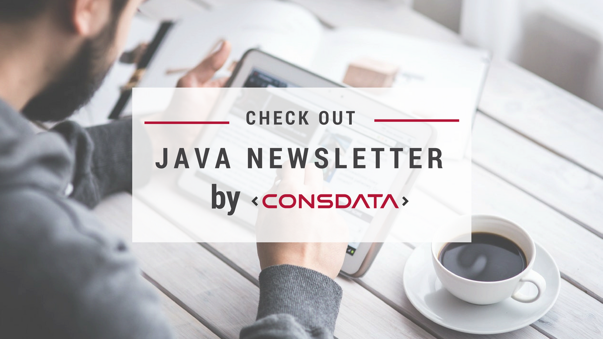 Consdata's tweet photo. Since Monday, on our website, you can see #Newsletter - full of java news! Created for developers by developers. You can find some interesting technic news, like information about new version of MongoDB- 4.0 which gets more functional. You should check: https://t.co/0hnRn7JSde! https://t.co/2hhRc7d7i2