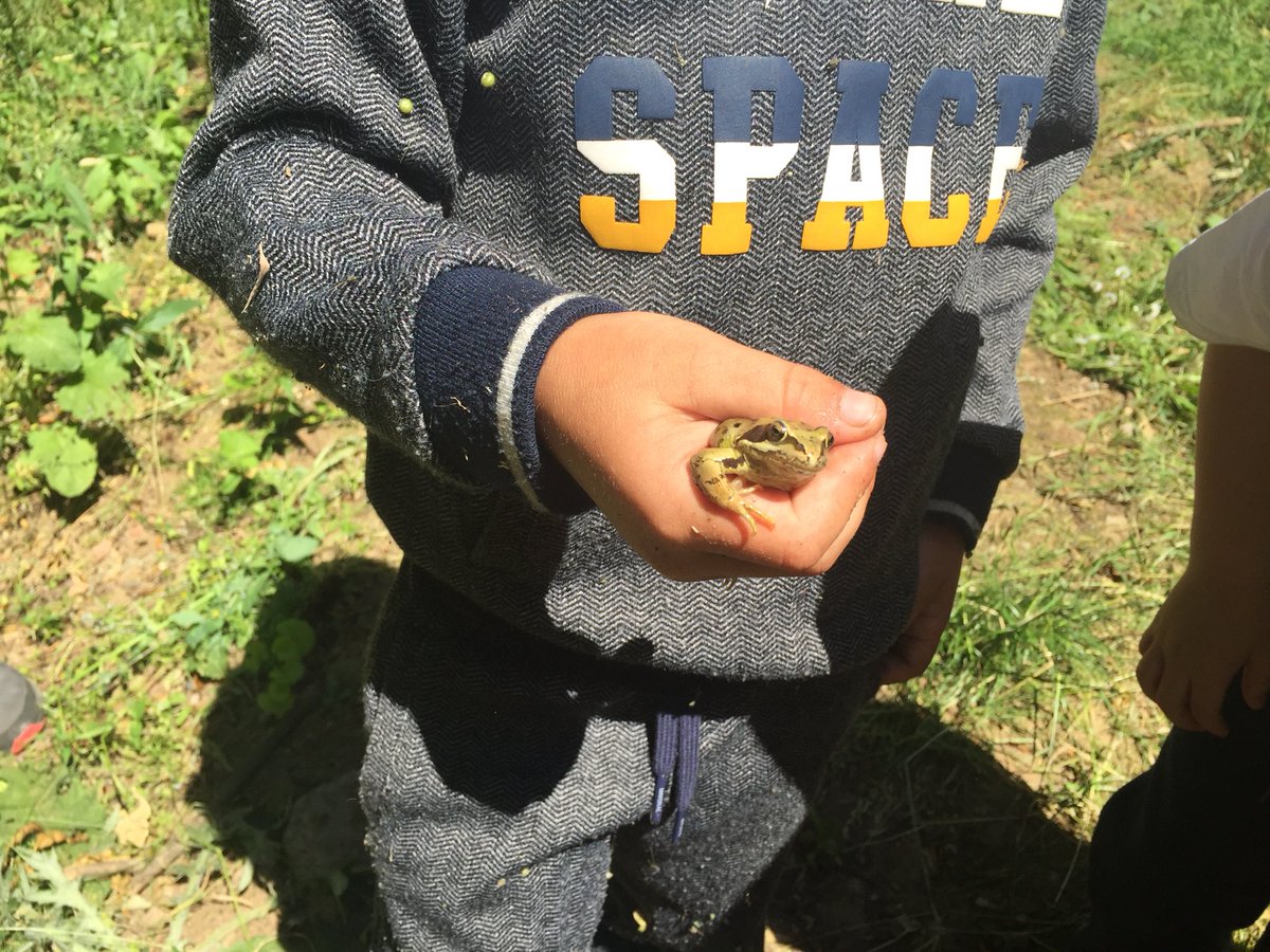 Parlington found a new friend in the woods 😀