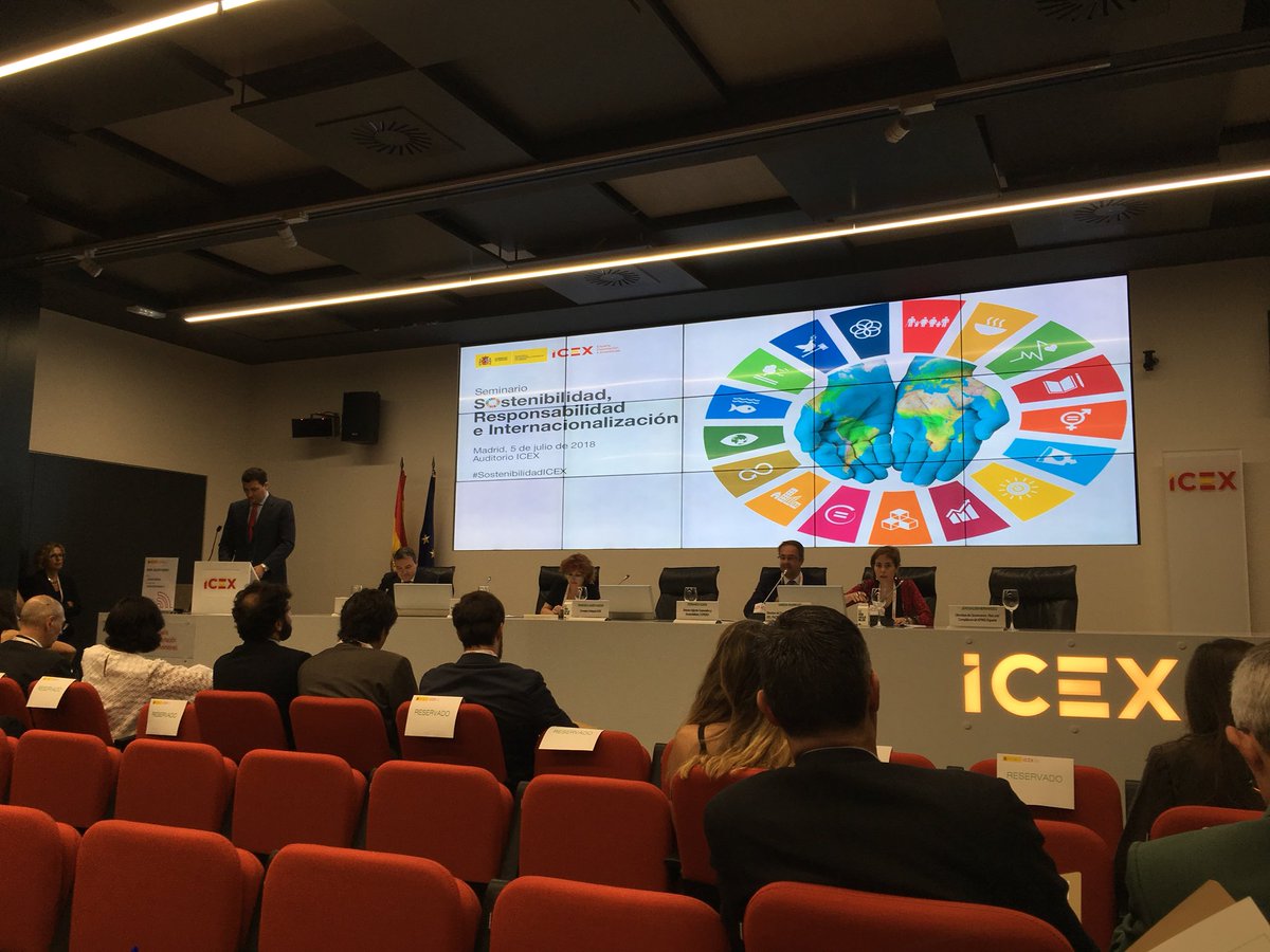 rogomezsa's tweet photo. Actualmente, la #sostenibilidad es un vector mas de la competitividad de las empresas #sostenibilidadICEX @Auren_Spain https://t.co/4npwYpFos9