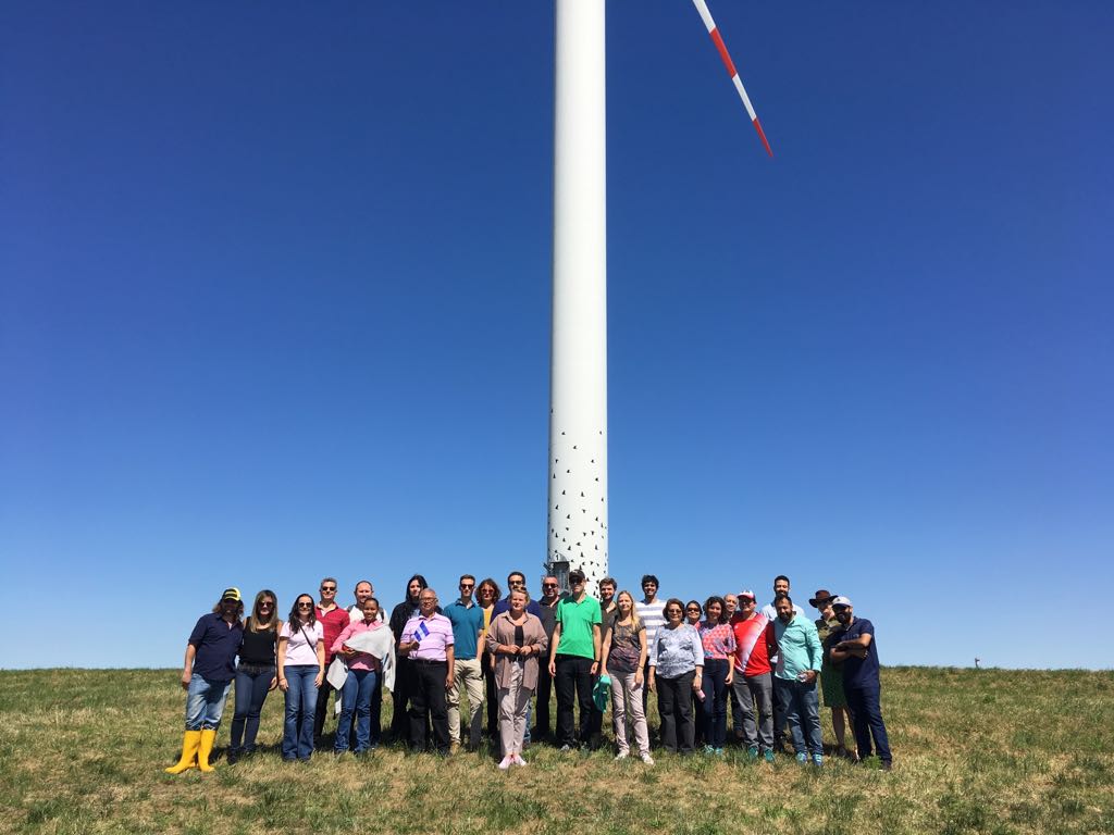 AWS_TUHH's tweet photo. The LaWEEEda group visits the Energieberg Georgswerder in Hamburg on a beautiful sunny day! @LaWEEEda https://t.co/9K5ZsrFRKB