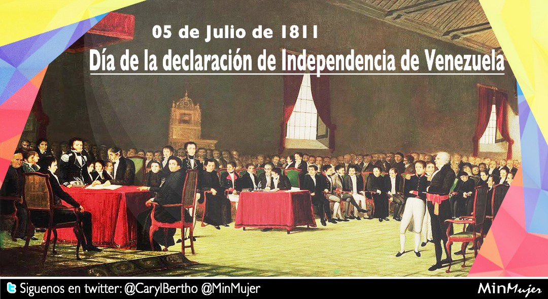 CarylBertho's tweet photo. Hoy se conmemoran 207 años de la Independencia de nuestra hermosa Venezuela ¡SEGUIREMOS SIENDO LIBRES E INDEPENDIENTES! https://t.co/ibk0w9zZGk