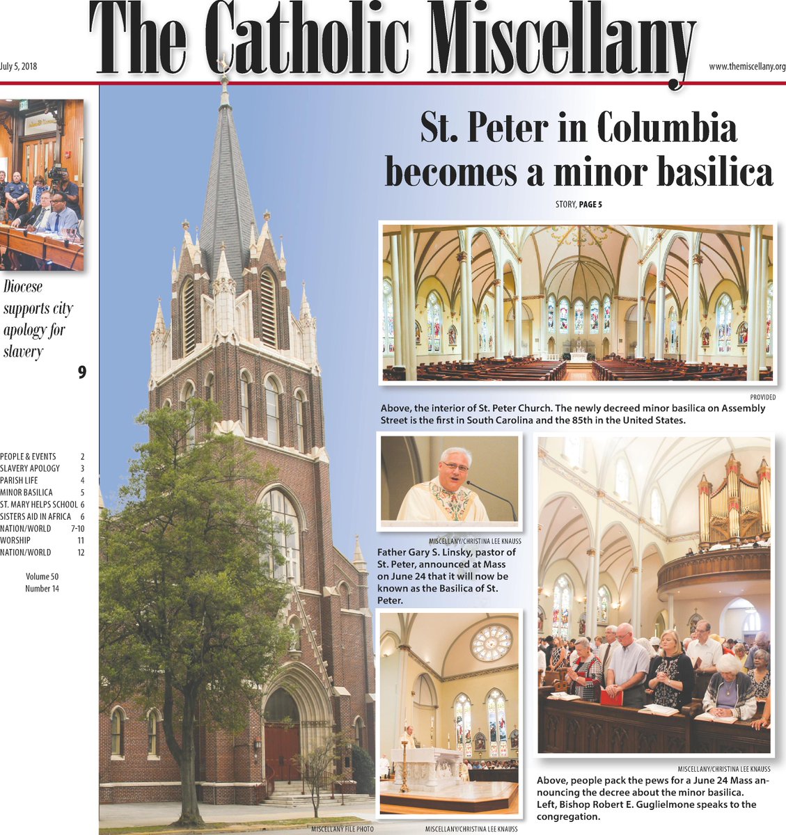 the_miscellany's tweet image. Happy #paperday! #sccatholics #readtcm @DioceseChas