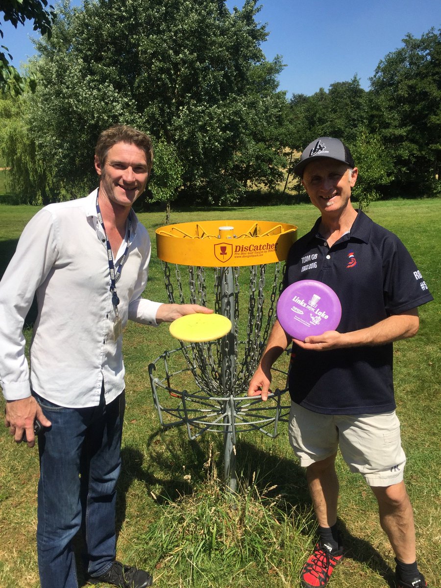 QuarryParkDG's tweet photo. Radio interview with @richwilliamslcc for @BBCCovWarks ahead of British Open Disc Golf Championships this weekend https://t.co/8NPAiKwNkc