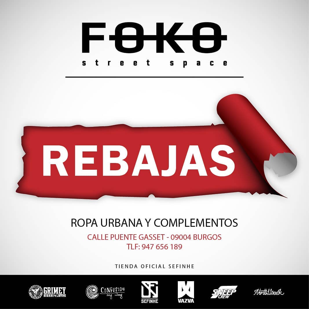 Ya estan aqui REBAJAS de verano!! Pasate y descubre los descuentos en marcas como Sefinhe, Grimey, Vazva, Confusión, Sneepcrew... #rebajas #sales #sefinhe #sefinheclothes #sfnh #clothes #tiendaderopaurba #streetwear #ropaurbana #modaunisex #burgos #tienda #streetspace #store