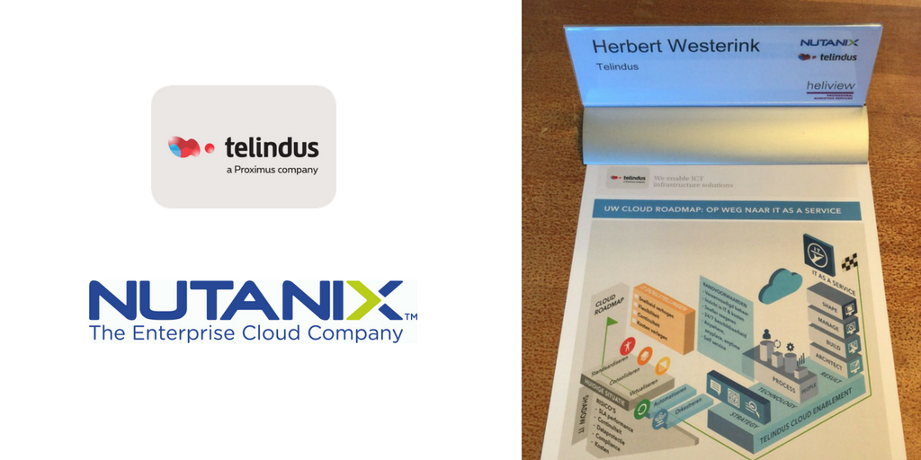 Telindus_NL's tweet photo. Vandaag organiseren we samen met @Nutanix_NL een roundtable rondom het thema ‘IT as a Service’. Beschikt u over de juiste strategie om IT flexibel in te zetten? #ITaaS https://t.co/lNjsGICls6 https://t.co/2KyPnPs8xL