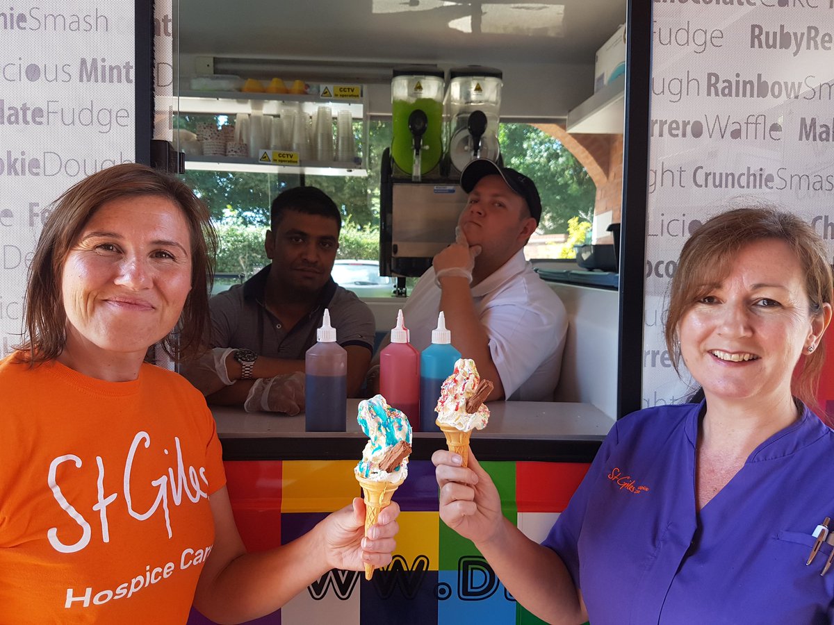 StGilesHospice's tweet image. Absolutely wonderful to welcome the team for DessertsRUs to our #suttoncoldfield centre. And thank you from all of our #MS support group and staff for the wonderful ice creams!