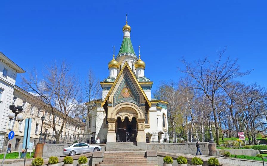 русский храм в софии. русская церковь в софии болгария. собор святителя николая чудотворца в софии. храм св. собор святителя николая чудотворца в софии.