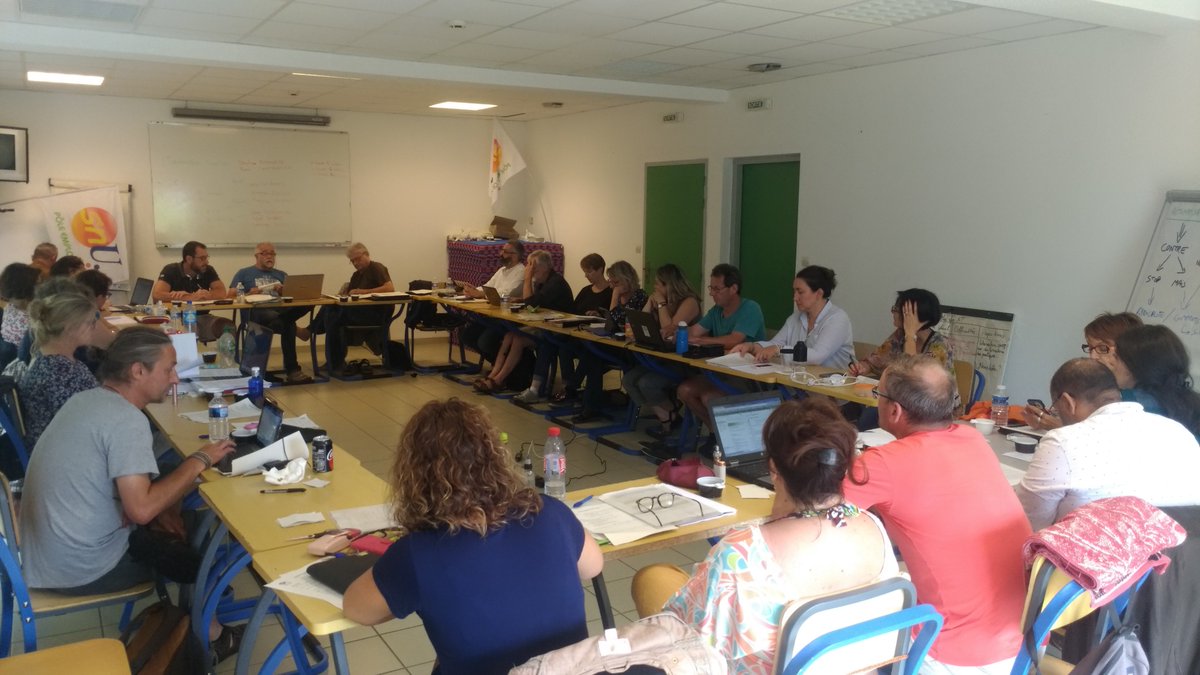 SnuBFC's tweet photo. Le @SnuPoleEmploi Bourgogne Franche-Comté est en congrès. Débats et votes sont au programme. #onestlapourvous #AvecPoleEmploi  #poleemploi @PresseFSU  @Federation_MNCP #LoiTravail #ServicePublic #syndicats https://t.co/BtHzJCrRET