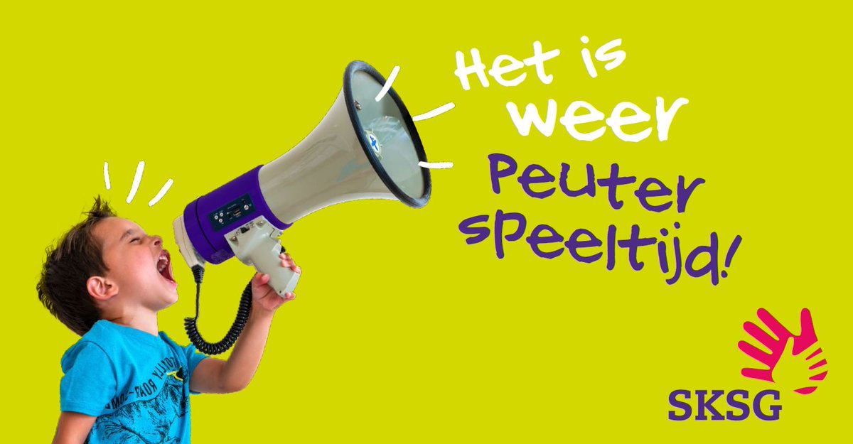 Het is weer peuterspeeltijd! Meld je peuter nu aan bij SKSG en ontvang twee vrijkaarten voor @NienoNienoord! Kijk voor meer informatie en de voorwaarden op sksg.nl/peuterspeelzaal