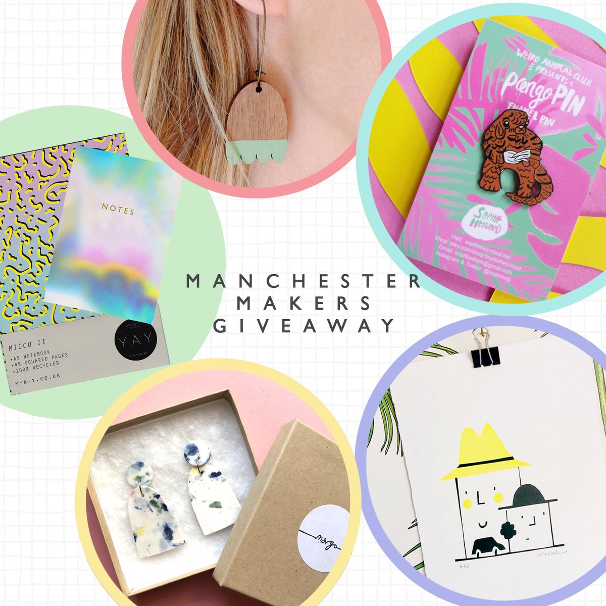 lydiameiying's tweet photo. I'm taking part in a massive Manchester Makers giveaway with 9 other incredible designers/makers. Head over to my instagram to be in with a chance of winning all these amazing things! https://t.co/Pmra62DNgX #manchester #giveaway #wincoolstuff #makers #HandmadeHour https://t.co/tUY3ioubXU