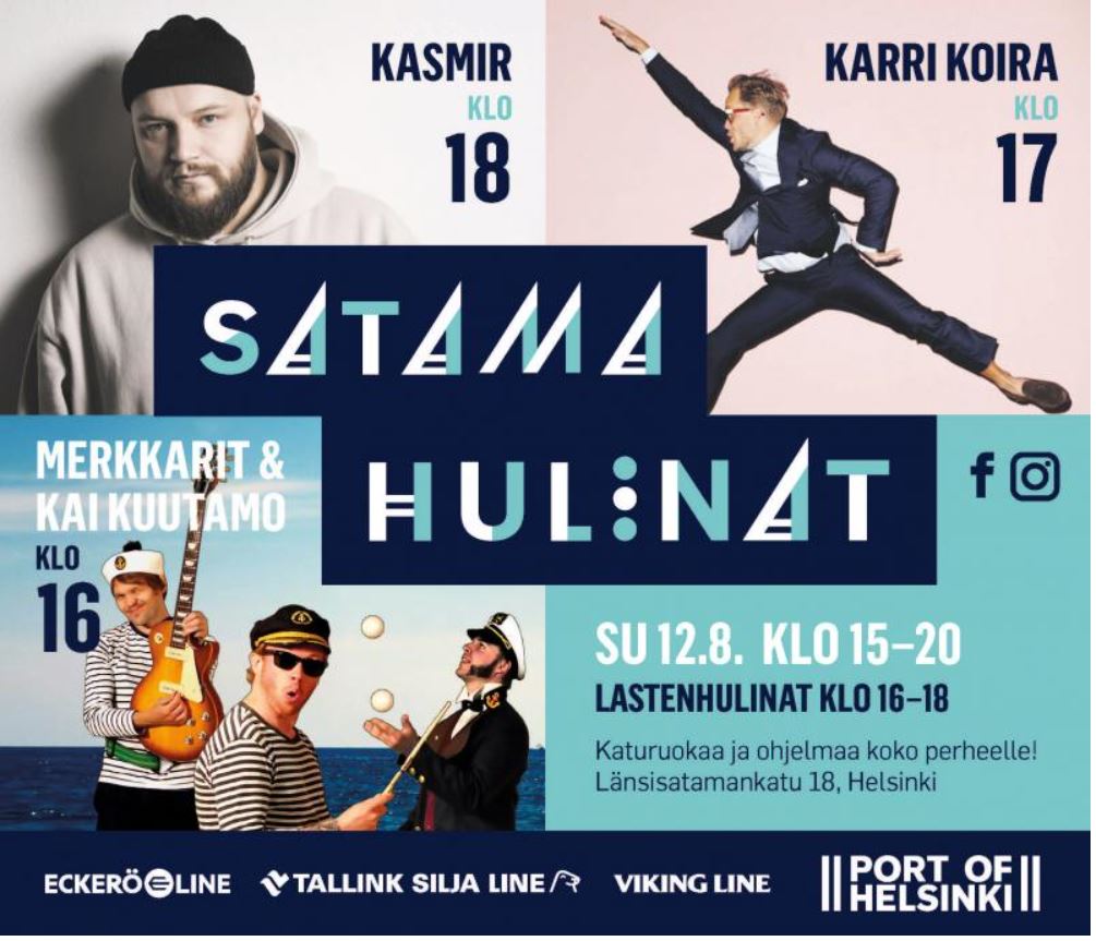 RantaAM's tweet photo. Laitapa kalenteriin! @PortOfHelsinki'n #Satamahulinat Jätkäsaaressa su 12.8.2018 – Tervetuloa! Kaikille ja ilmainen 👍  https://t.co/gyEOzub6qF https://t.co/IKh1UxOibI