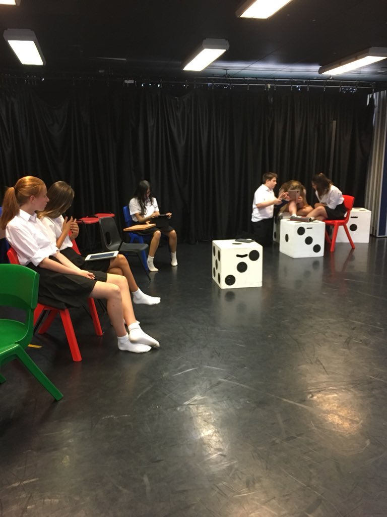 Busy rehearsal preparing for SHOWTIME performances. #artsweek18