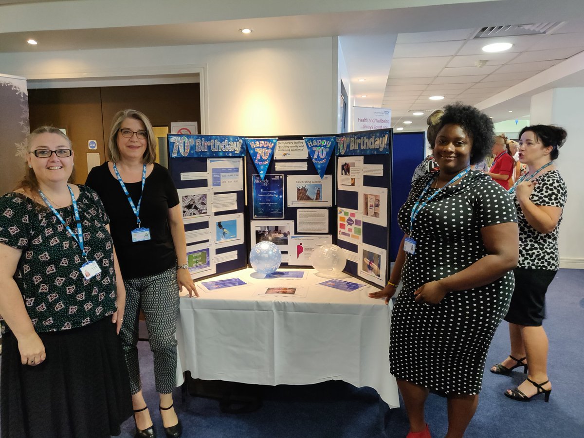 All ready to go for the big @LancashireCare #NHS70 Come and see your fantastic temp staffing and eRostering team #lancsbank #lcftppl @WendyS_bank @KarenH_bank @CandaceTSLCFT @vicky_LCFT @Anthony_LCFT @DavidSMulligan @SarahFawcett12 @nicola_briggs2 @R_S_Fennell @Dom_Tempstaffin