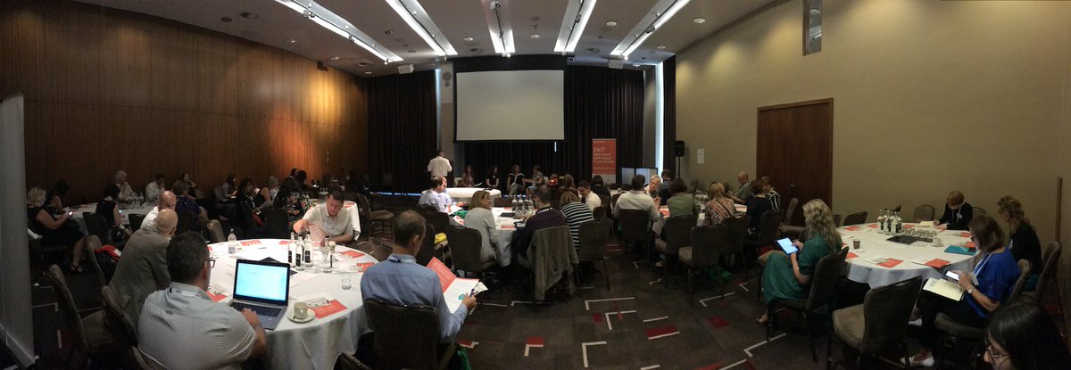 sarahodonnell1's tweet photo. ...and we’re off! Great to see so many people looking to learn about digital student support services! #AMOSSHE2018 #AMOSSHEBWW https://t.co/KscCJms25Z